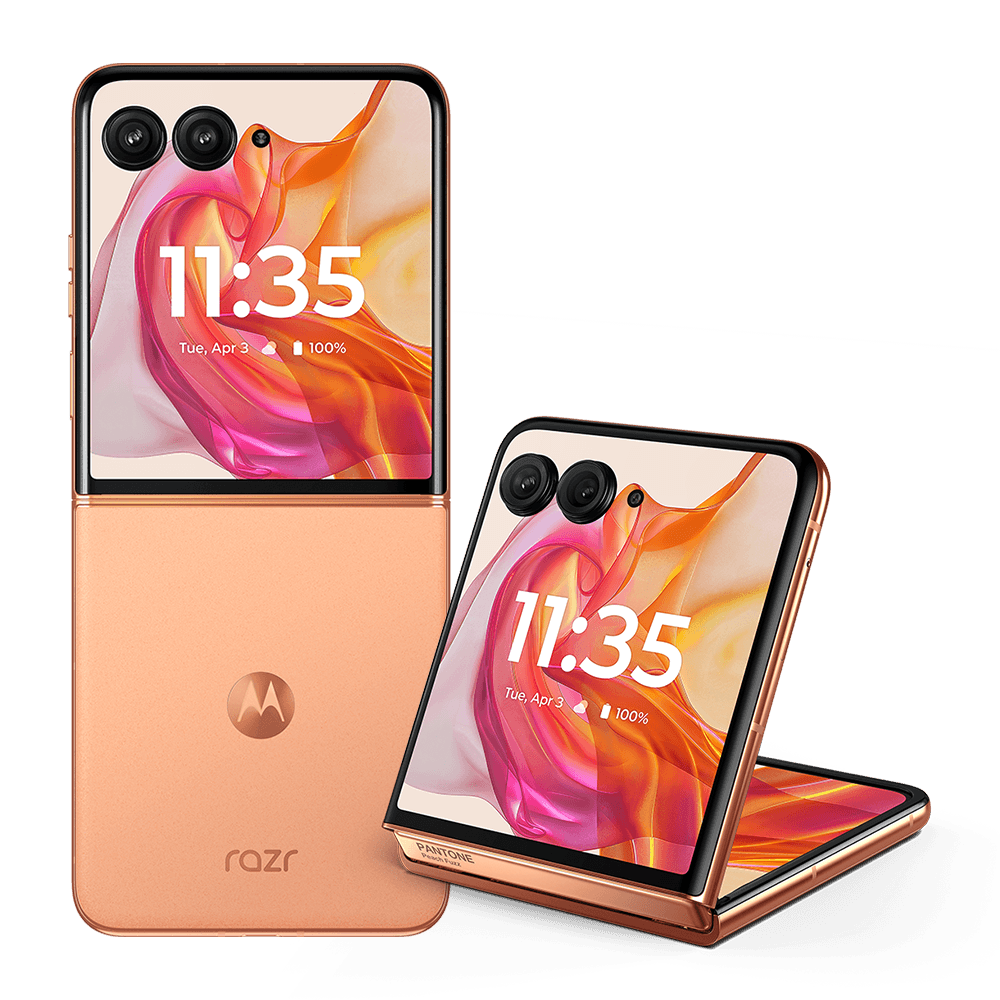 Motorola Razr 50 Ultra Bundle Peach Fuzz