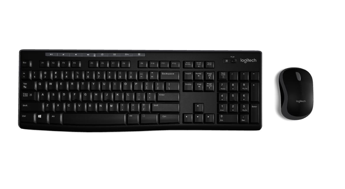 Logitech Combo MK270 Keyboard and mouse BLACK 2.4G WIRELESS