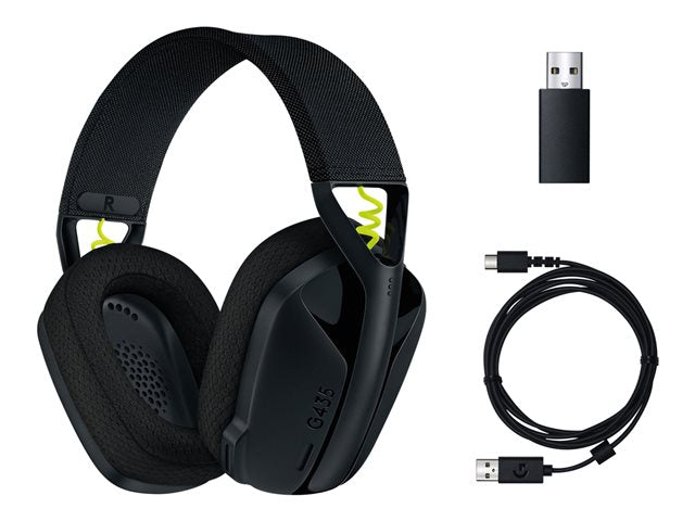 Logitech G435 AUD/MIC Black BT Lightspeed 10 mt. 18 horas