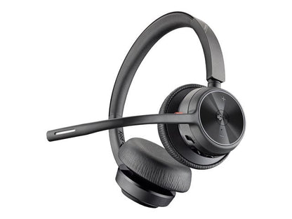 Poly Voyager 4320-M Headset - on-ear - Bluetooth - wireless, wired - USB-C, USB-A via Bluetooth adap