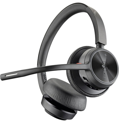 Poly Voyager 4320-M Headset - on-ear - Bluetooth - wireless, wired - USB-C, USB-A via Bluetooth adap