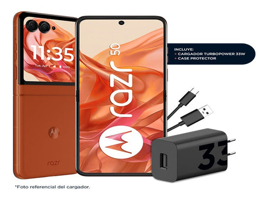 Moto Razr 50 naranja 12+512GB