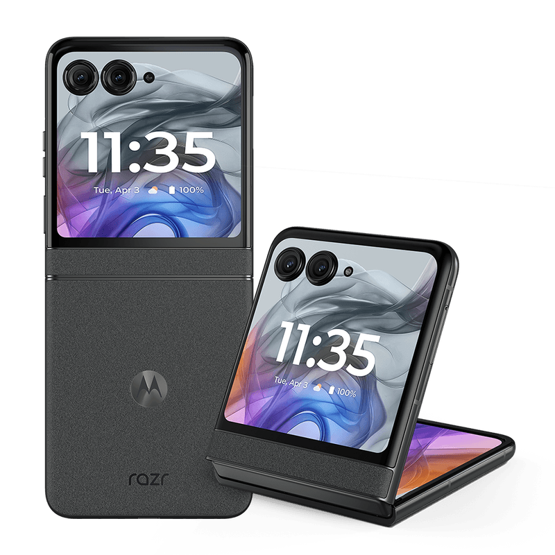 Motorola Razr 50 + Moto Buds Charcoal gray