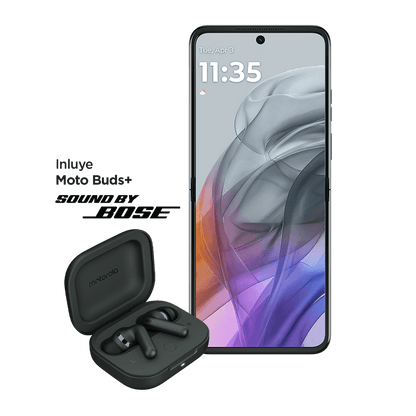 Motorola Razr 50 + Moto Buds Charcoal gray