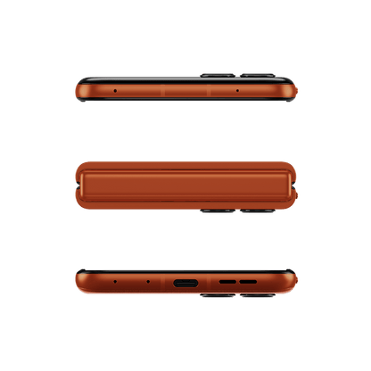 Motorola Razr 50 + Moto Buds + Orange