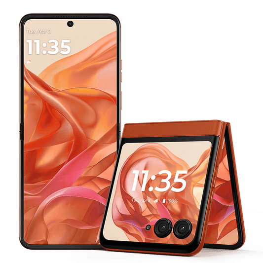 Motorola Razr 50 + Moto Buds + Orange