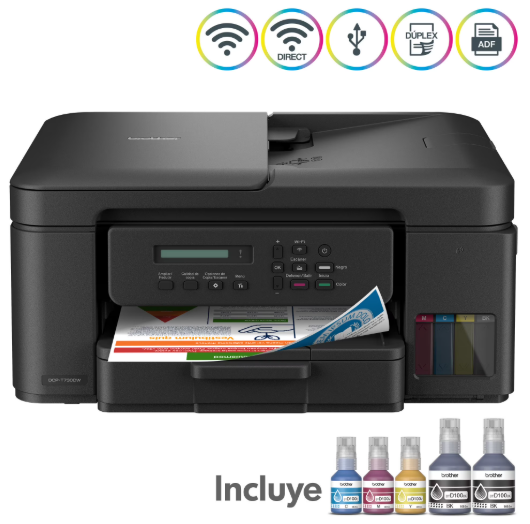Brother DCP-T530DW Multifun color Ink 27ppm/B-N 11ppm Duplex