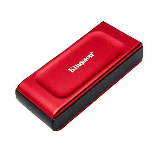 KNG 2TB SSD Ext XS1000 Rojo 1050mb/s USB-C a USB-A Inc.adapt