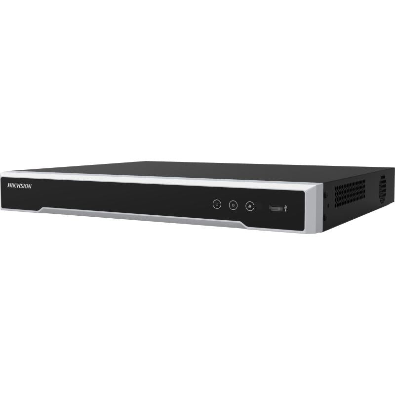 HIK NVR 8ch POE 80Mbps H265+/H265/H264 2HDD (no incluido)