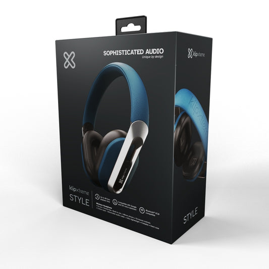 KX Hdpn Wls-BT KWH-750BL On-ear 40Hrs Blue W/Hard Case