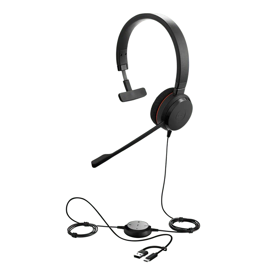 Jabra Evolve20 UC Duo/Headseth USB/noise cancelling