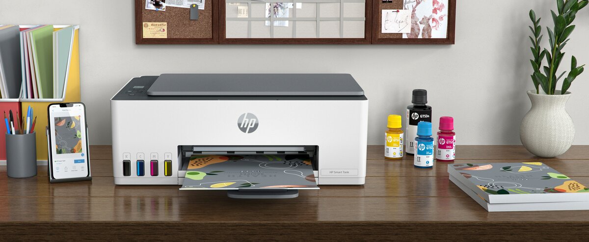 HP MTF Tinta SmartTank 580 Tinta continua 12ppm USB/Wifi/BT