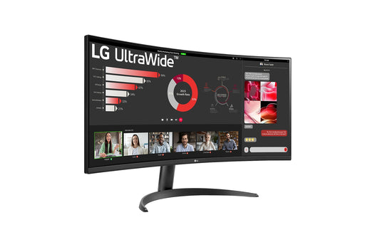 LG MT 34WR50QC-B 34in Curv UltraWide 3440x1440 HDMI/DP 10